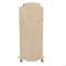 Flash Furniture Bright Beginnings Commercial Grade Double Sided Space Saving Wooden Mobile Storage Cart with Locking Caster Wheels & 10 Storage Compartments, Natural MK-KE24244-GG - alternate 4